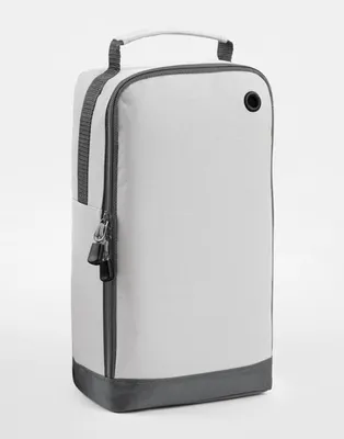 A studio shot of a sports shoe bag.