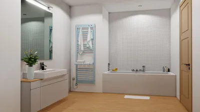 Zdjęcie produktu dla Tubular body with shelf Isan Rytmo with HOOKS 1215/600 MINI WHITE DRTH121506