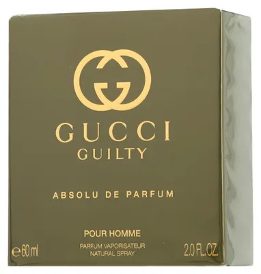 Produktbild von Gucci Guilty Absolu, Männer, 60 ml, Nicht nachfüllbare Flasche, Flüssiges Parfüm, Spray, 36 Monat( e)