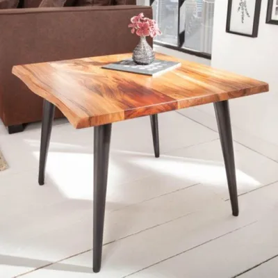 Produktbild von Industrie-Design Couchtisch RANIC ca.60cm Akazie Baumkante