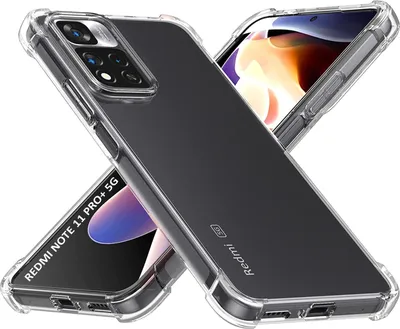 Zdjęcie produktu dla Etui do Xiaomi Redmi Note 11 PRO+ 5G - Redmi Note 11 PRO PLUS 5G - Odporne na wstrząsy przezroczyste etui na telefon komórkowy Odporne na zarysowania etui ochronne Ultra Thin Phonillico®