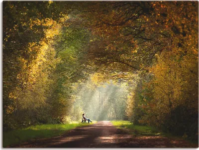Produktbild von Bernhard Brügging: Licht am Ende des Tunnels..., Produkt:Leinwand, Größe:60x80 cm / Leinwand