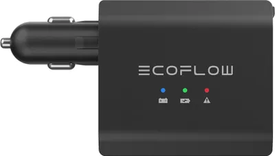 Produktbild von EcoFlow MA001-IN, 12/24 V, 3,2 A, Schwarz, 128 mm, 72 mm, 26 mm