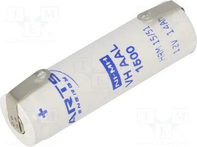 Produktbild von 1x Batt: Ni-MH AA Lötplättchen 1,2V 4,2A VH AAL 1500 Aus Ø14x49,2mm 1500mAh