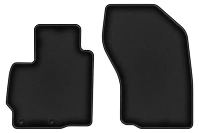 Image de Tapis avant en moquette pour Citroen C-Crosser 2007-2012 (crossover) – 2 pièces, noirs, sur mesure – Wielganizator DURBAN