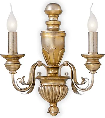 Obrázek produktu pro Ideal Lux DORA AP2, Zarovnané, 2 žárovek, E14, IP20, Zlato