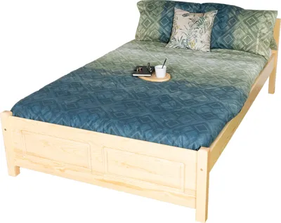 Produktbild von Einzelbett / Gästebett Kiefer massiv Vollholz natur 78, inkl. Lattenrost - Abmessung 120 x 200 cm