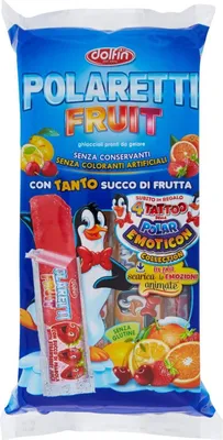 Produktbild von Polaretti Ice Pops pasteurisiertem Wassereis mit Fruchtsaft 400ml