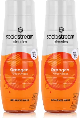 Produktbild von SodaStream Getränke-Sirup Softdrink Orangen Geschmack 440ml (2er Pack)