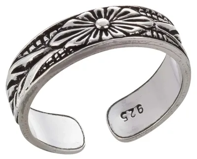 Produktbild von Zehenring Zehring Orient Blume 925 Silber
