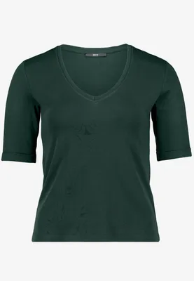 Produktbild von Basic-T-Shirt mit V-Ausschnitt