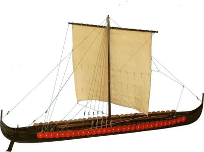 Produktbild von Dušek Wikinger Großschiff 1060 1:35 Bausatz