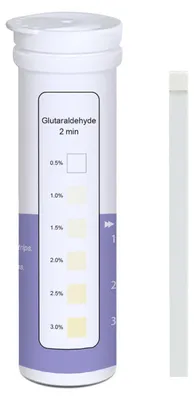 Imagen del producto de Tiras reactivas para la detección de glutaraldehído en soluciones desinfectantes
