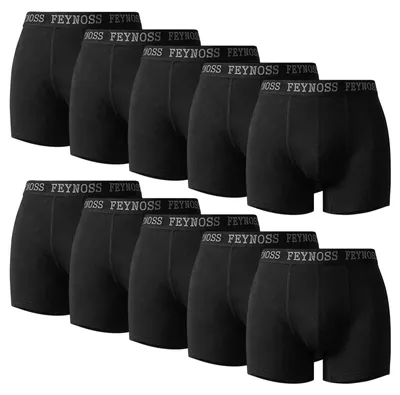 Productafbeelding van Heren boxershorts, 10-pack, van katoen met ademend design