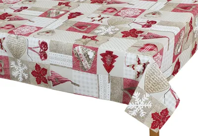 Zdjęcie produktu dla Obrus BOŻE NARODZENIE - 70x70 cm - czerwony