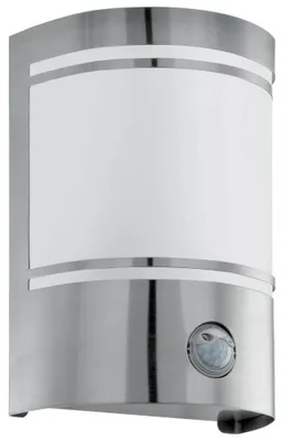 Produktbild von Eglo Wandleuchte Cerno 2 Rostfreier Stahl | IP44 - Geeignet für 1x E27 - Lichtsensor