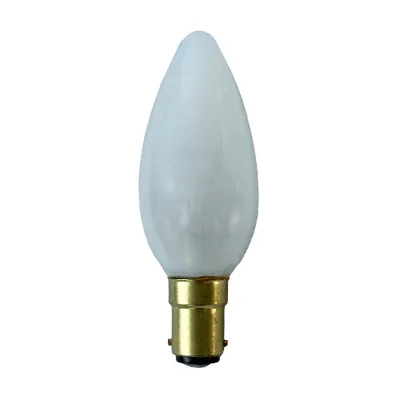 Produktbild von Merkur Glühbirne Kerze 40W B15d matt 40 Watt Glühlampe warmweiß dimmbar