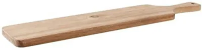 Apéro-Board aus Naturholz, 60 x 12,5 x 2 cm, rechteckig