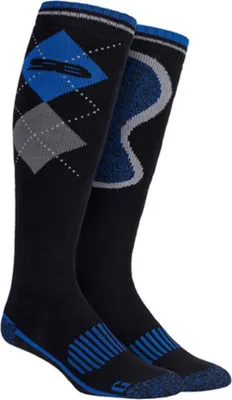 Produktbild von Storm Bloc Herren Baumwolle Kniestrümpfe Argyle Muster, Funktionssocken Wandern