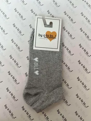 Obrázok produktu pre Z O La La...! Krátke Ponožky Oll Strieborná Niť Sivá