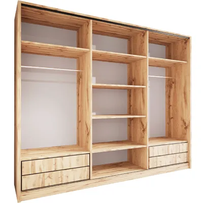 Produktbild von Offener Kleiderschrank MERV K8 270 eiche wotan