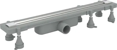 Obrázek produktu pro Podlahový kanál SUMISURA s roštem z nerezové oceli, L-450-1230, DN50