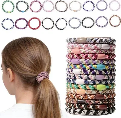 Immagine prodotto di Eleganti fasce per capelli da donna, elastici per capelli adatti a capelli spessi e ricci, accessori di moda per ogni occasione