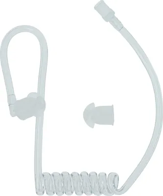 Produktbild von vhbw Security Schallschlauch Ohrhörer, 2x Ohrstöpsel für Headset, Funkgerät - transparent