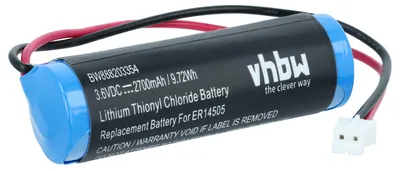 Produktbild von vhbw Batterie Ersatz für Dräger 8326856, 8326186 für Gaswarngerät, Eingasmessgerät (2700 mAh, 3,6 V, Li-SOCl2)