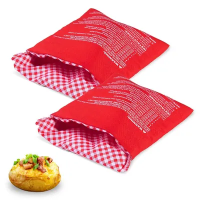 Mikrowellen-Kartoffeltüten, 2 Stück, Kochbeutel für Kartoffeln