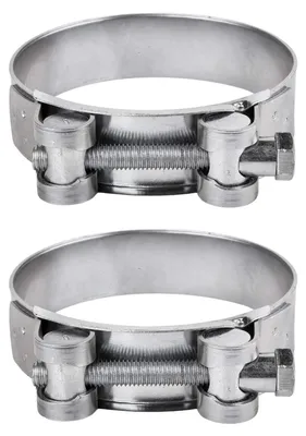 Immagine prodotto di Morsetti per tubi rinforzati, da 60-63 mm, confezione da 2 pezzi, per il fissaggio di tubi