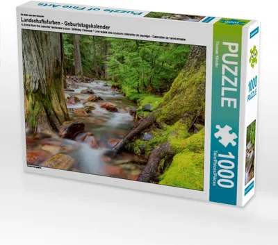 Produktbild von Calvendo Ein Motiv aus dem Kalender Landschaftsfarben - Geburtstagskalender 1000 Teile Puzzle quer 640x480mm, Klinder Thomas; 7404681