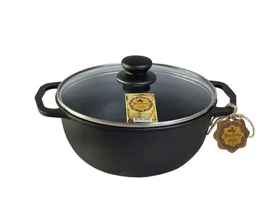 Produktbild von MAYSTERNYA T401C3 Kochtopf inkl. Deckel, Gusseisen/Gussaluminium, 20 cm Durchmesser, Induktionsherd-geeignet