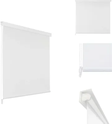 Produktbild von vidaXL Duschrollo 100x240 cm Weiß - Duschvorhänge