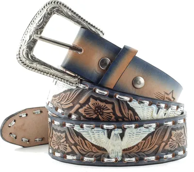 Produktbild von Ledergürtel Westerngürtel Cowboygürtel »WG-35« Braun