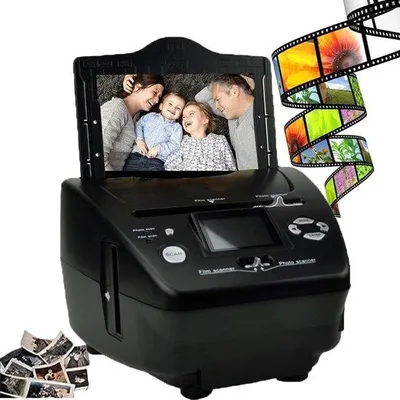 Productafbeelding van Digitale filmscanner - Dia negatieven - Herinneringen n - Zonder computer - 8 Megapixel - Zwart