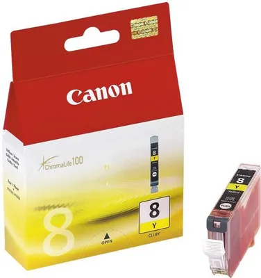 Produktbild von Canon CLI-8Y, Gelb, Tinte auf Pigmentbasis, 1 Stück(e)