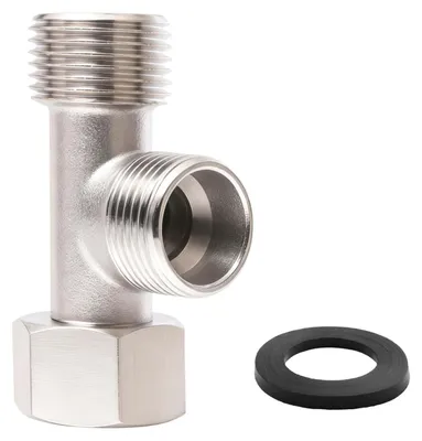 Productafbeelding van 3-weg T-aansluiting, omkeerklep van koper 3/8 inch