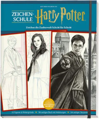 Obrázek produktu pro Aus den Filmen zu Harry Potter: Zeichenschule - Zeichne die Zauberwelt Schritt für Schritt