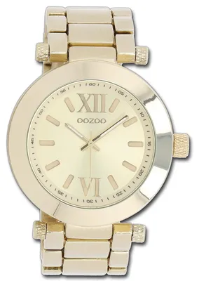 Produktbild von Oozoo Vintage Series Herrenuhr shine Quarzuhr mit Metallarmband gold D3UOC5753A