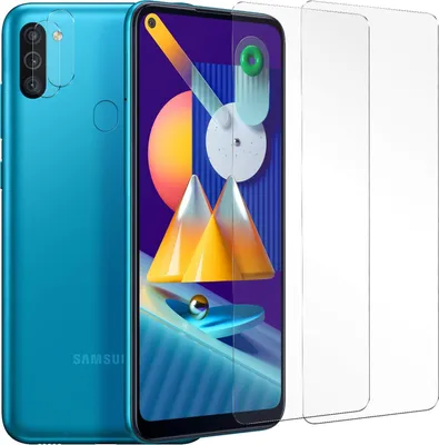 Produktbild von Panzerglas für Samsung Galaxy M11 Schutzfolie 2x Kamera Schutzglas Folie 2x Panzerfolie