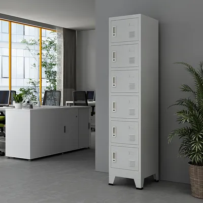 Produktbild von [en.casa] Metallschrank Joroinen mit 6 Türen