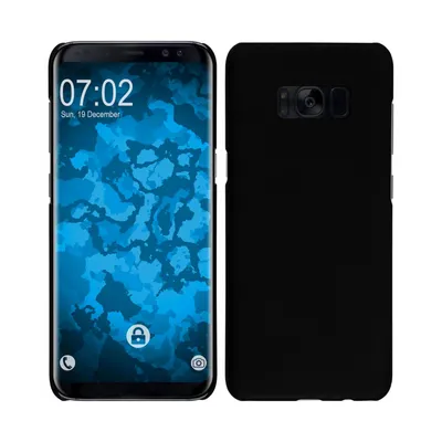 Produktbild von PhoneNatic Case kompatibel mit Samsung Galaxy A5 (2018) - Hülle schwarz gummiert Hard-case Cover