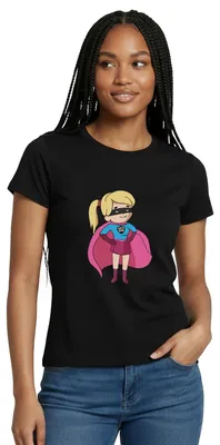 Produktbild von Spreadshirt Super Mutti | Super Mama Frauen T-Shirt, XXL, Schwarz