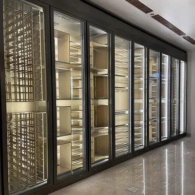 Zdjęcie produktu dla Chłodziarka do wina Szafka na wino Uchwyt na wino Stojak na butelki