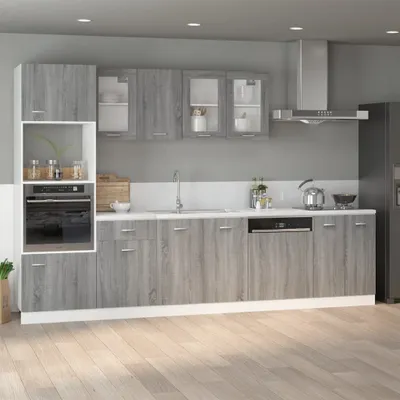 Produktbild von "2026 Promotion" Buffetschrank Küche, Unterschrank, Lyon Grau Sonoma 60x46x81,5 cm Holzwerkstoff - Mehrzweckschrank CC27989