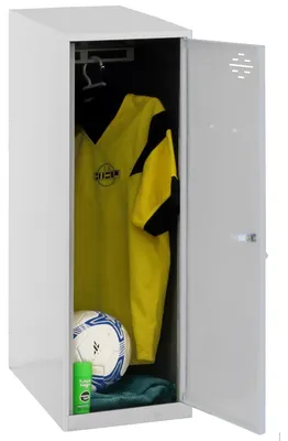 Productafbeelding van Simonrack Spind SIMONLOCKER, model DISM, grijs, artikelnummer 8425437119439, 1 schuifdeur, afmetingen 40,0 x 50,0 x 91,5 cm