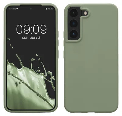 Produktbild von kwmobile Schutzhülle kompatibel mit Samsung S22 Hülle - Silikon Case Handyhülle S22 - Handyhülle Samsung S22 weiche Oberfläche - kabelloses Laden -