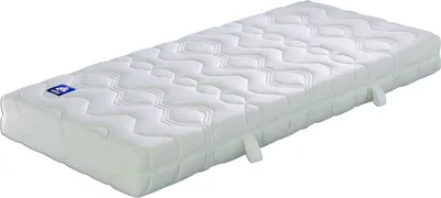 A white mattress on a white background.
