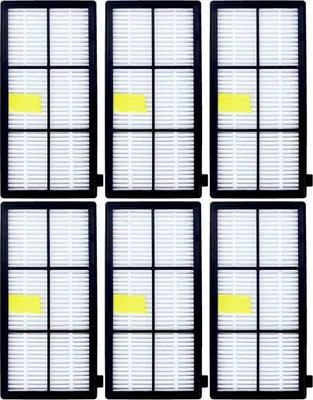 Produktbild von Sillar 6x HEPA Filter für iRobot Roomba 800 900 Serie – Ersatzfilter für 805, 865, 870, 880, 960, 980